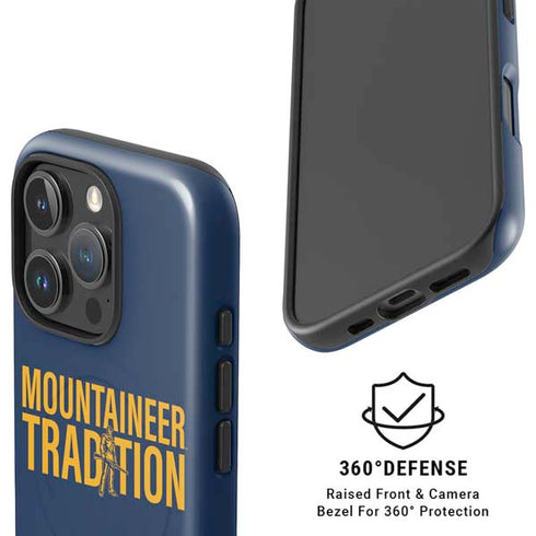 West Virginia University Climb Higher iPhone 16 Pro Magsafe Impact Case