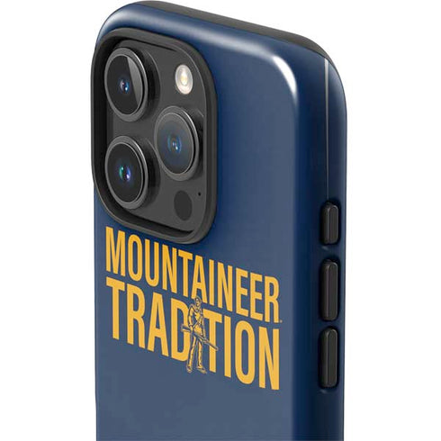 West Virginia University Climb Higher iPhone 16 Pro Max Impact Case