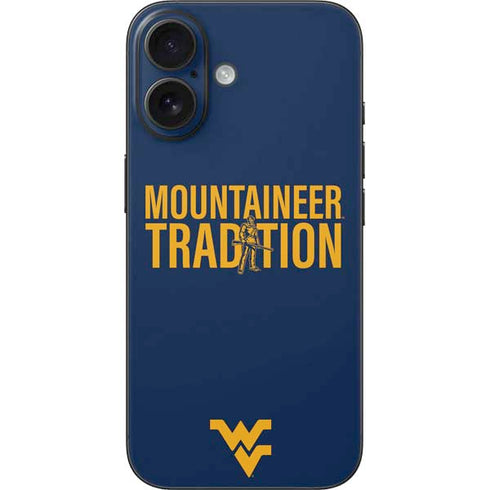 West Virginia University Climb Higher iPhone 16 Skin