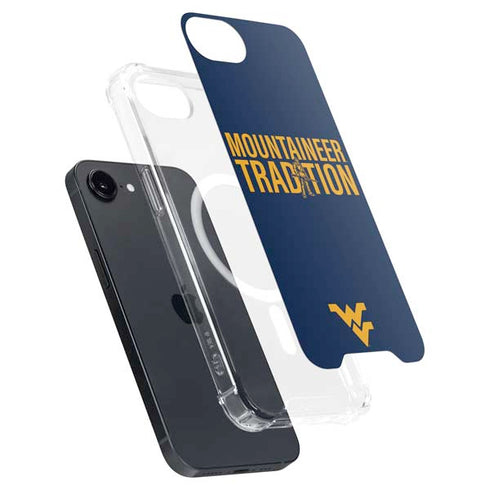 West Virginia University Climb Higher iPhone 16e MagSafe Case