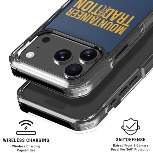 West Virginia University Climb Higher iPhone 18 Pro Clear Case