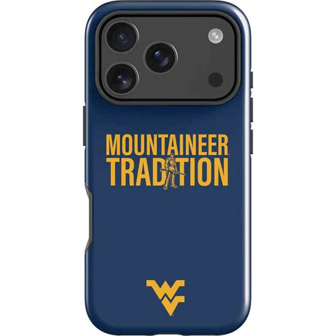 West Virginia University Climb Higher iPhone 18 Pro Max Impact Case
