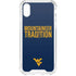 West Virginia University Climb Higher iPhone XS Clear Case