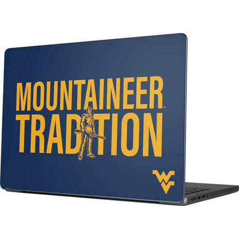 West Virginia University Climb Higher Apple MacBook Pro 14-inch Skin