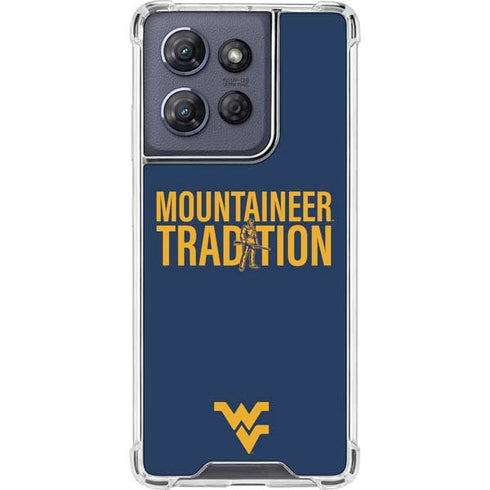 West Virginia University Climb Higher Moto G Stylus 5G (2025) Clear Case