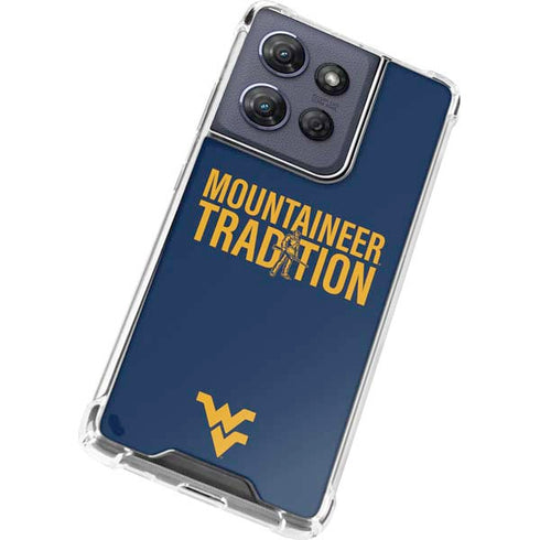 West Virginia University Climb Higher Moto G Stylus 5G (2025) Clear Case