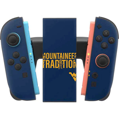 West Virginia University Climb Higher Nintendo Switch 2 (2025) Joy-Con Controller Skin