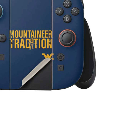 West Virginia University Climb Higher Nintendo Switch 2 (2025) Joy-Con Controller Skin