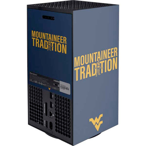 West Virginia University Climb Higher XBox Series X Digital Edition Console Skin