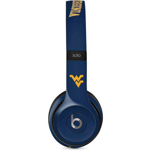 West Virginia University Est 1867 Beats Solo 2 Wired Skin