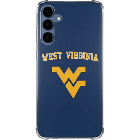 West Virginia University Est 1867 Galaxy A55 5G Clear Case