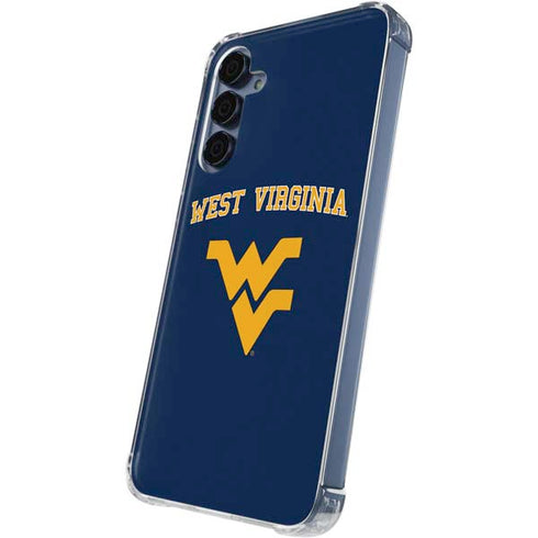 West Virginia University Est 1867 Galaxy A55 5G Clear Case