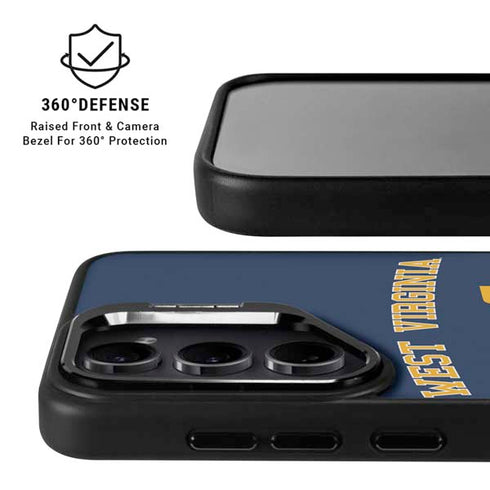 West Virginia University Est 1867 Galaxy S25 Ultra Kickstand Case