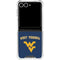 West Virginia University Est 1867 Galaxy Z Flip7 Clear Case