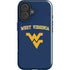 West Virginia University Est 1867 iPhone 16 Plus Impact Case
