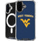 West Virginia University Est 1867 iPhone 16 Plus MagSafe Case