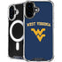 West Virginia University Est 1867 iPhone 16 Plus MagSafe Case