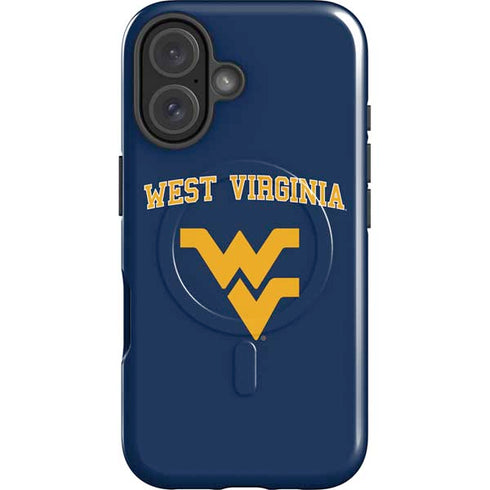 West Virginia University Est 1867 iPhone 16 Plus Magsafe Impact Case