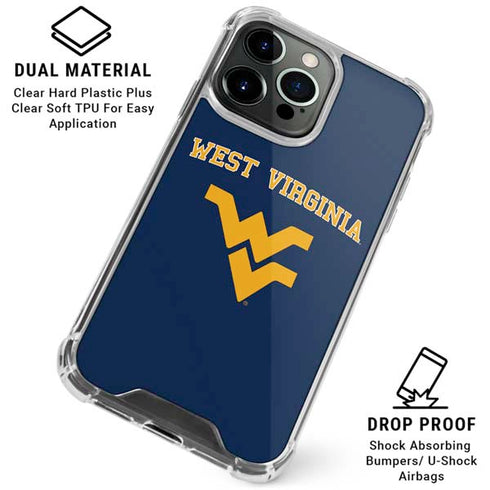 West Virginia University Est 1867 iPhone 16 Pro Clear Case