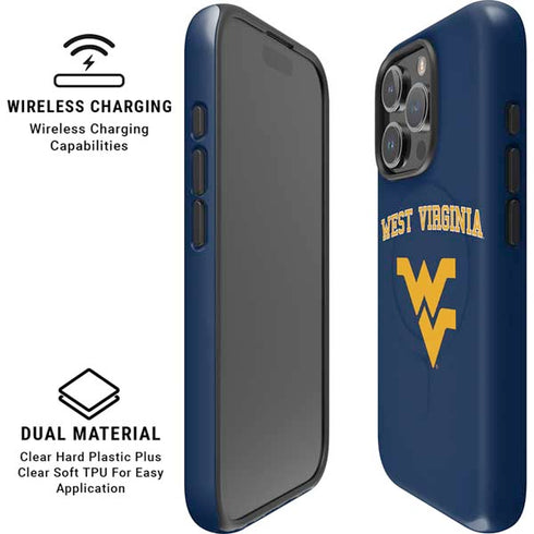 West Virginia University Est 1867 iPhone 16 Pro Magsafe Impact Case
