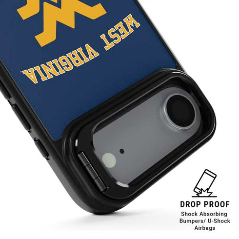 West Virginia University Est 1867 iPhone 17 Air Kickstand Case