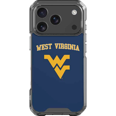 West Virginia University Est 1867 iPhone 17 Pro Clear Case