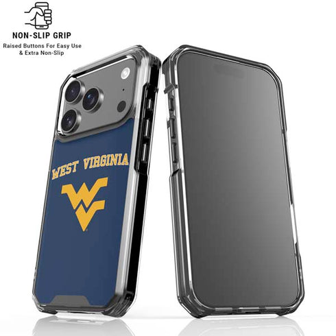 West Virginia University Est 1867 iPhone 17 Pro Clear Case