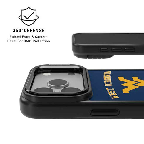 West Virginia University Est 1867 iPhone 17 Pro Kickstand Case