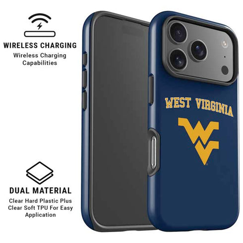 West Virginia University Est 1867 iPhone 17 Pro Magsafe Impact Case
