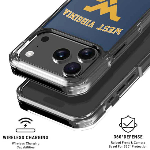 West Virginia University Est 1867 iPhone 18 Pro Clear Case
