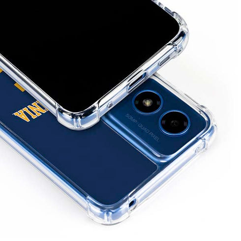 West Virginia University Est 1867 Moto G 5G (2024) Clear Case