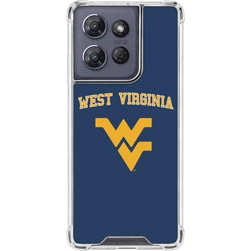 West Virginia University Est 1867 Moto G Play 5G (2025) Clear Case