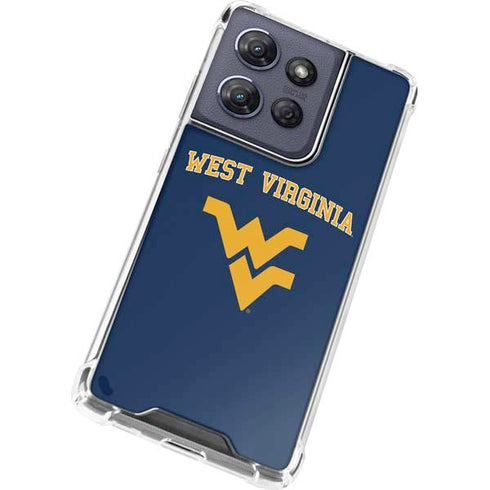 West Virginia University Est 1867 Moto G Play 5G (2025) Clear Case