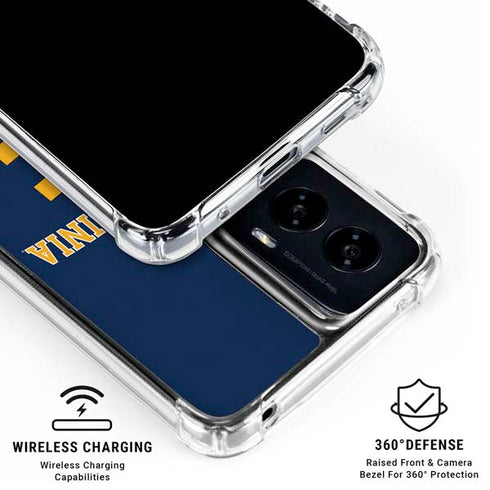 West Virginia University Est 1867 Moto G Power 5G (2024) Clear Case