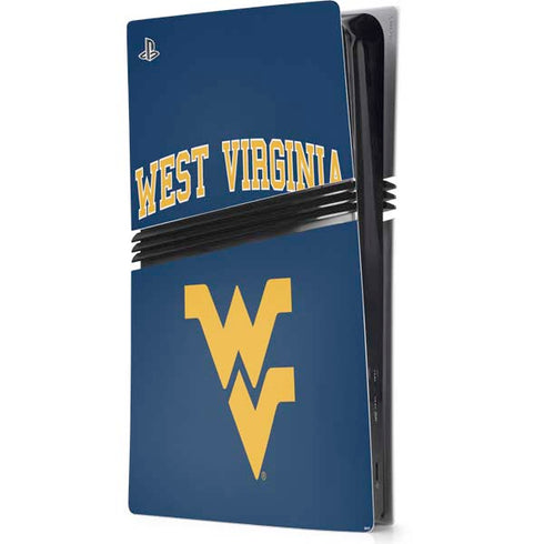 West Virginia University Est 1867 PS5 Pro Console Skin