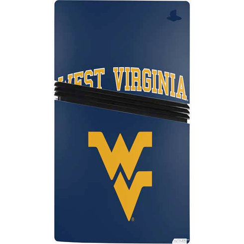 West Virginia University Est 1867 PS5 Pro Console Skin