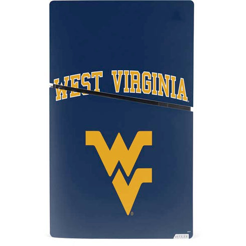 West Virginia University Est 1867 PS5 Slim Digital Edition Console Skin