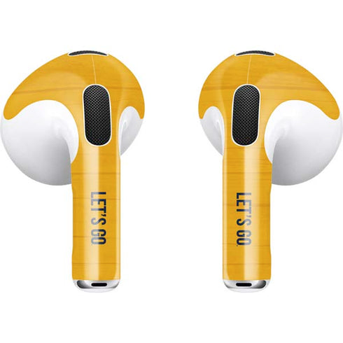 West Virginia University Mountaineers Apple AirPods (3rd Gen 2021) Skin