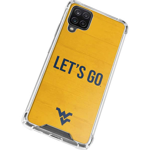 West Virginia University Mountaineers Galaxy A12 Clear Case