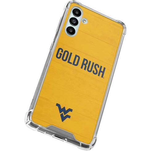 West Virginia University Mountaineers Galaxy A13 5G Clear Case