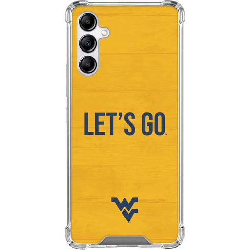 West Virginia University Mountaineers Galaxy A15 5G Clear Case