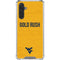 West Virginia University Mountaineers Galaxy A17 Clear Case