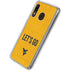 West Virginia University Mountaineers Galaxy A20 Clear Case