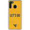 West Virginia University Mountaineers Galaxy A21 Clear Case