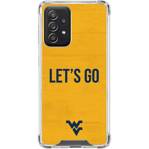 West Virginia University Mountaineers Galaxy A52 5G Clear Case