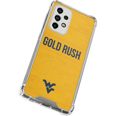 West Virginia University Mountaineers Galaxy A53 5G Clear Case