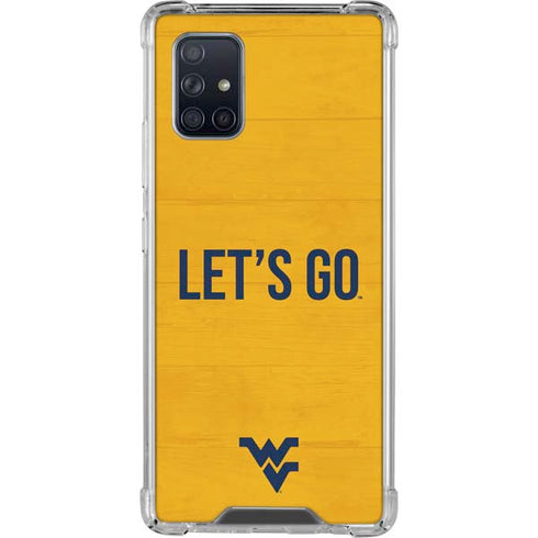 West Virginia University Mountaineers Galaxy A71 5G Clear Case