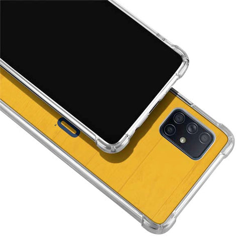 West Virginia University Mountaineers Galaxy A71 5G Clear Case