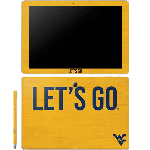 West Virginia University Mountaineers Galaxy Book 12in Skin