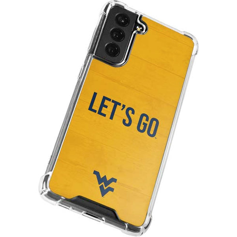 West Virginia University Mountaineers Galaxy S21 FE Clear Case